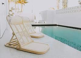 Amazon Com Wild In Bloom Folding Beach Chair Beach Chair Rattan Beach Chair Floor Chair Wood Cha Rattan Beach Chair Folding Beach Chair Best Beach Chair