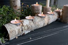 Here are a few simple diy projects for wooden candle holders. Birch Candle Holders Finding Silver Pennies