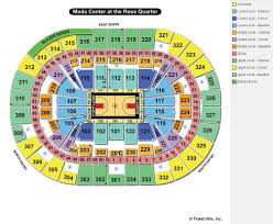 Portland Trail Blazers Seating Chart Www Bedowntowndaytona Com