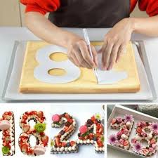 Plastic Number Cake Mold Decorating Tools Birthday Cake Design Pastry Tool Affilink Cake Designs Birthday Number Cakes Cake Decorating Tools