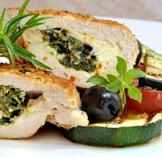 Spinach Stuffed Chicken Breasts