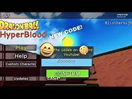 There are already some active codes and there will be more soon, see what yo can get for free right now. Roblox Dragon Ball Hyper Blood 2020 Code Youtube