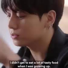 #Jungkook: "When I was a teenager, I couldn't eat many tasty foods... and  this milk (banana milk)..., "I have memories of buying this milk and  drinking it after workouts, when I was really craving ...