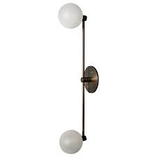 Segment Wall Lamp Or Flushmount In Bronze And Blown Glass By Blueprint Lighting In 2020 Wall Lamp Lamp G9 Led Bulb