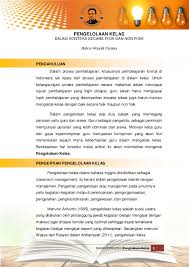 37 full pdf related to this paper. Pdf Pengelolaan Kelas Dalam Konteks Secara Fisik Dan Non Fisik Bahrur Rosyidi Academia Edu