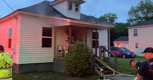 Kitchen fire forces six from Suffolk home