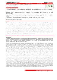 Pdf Physico Chemical And Sensory Acceptability Of Soursop