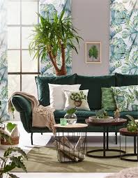 58 Living Rooms Ideas With Combinations Of Grey Green Tropical Living Room Tropical Home Decor Living Room Green