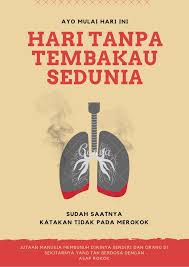 Contoh poster dilarang merokok corned wall via cornedwall.blogspot.com. Lukisan Katakan Tidak Pada Rokok