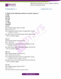 It is also known as prime decomposition. Rd Sharma Solutions For Class 8 Chapter 3 Squares And Square Roots Download Free Pdf