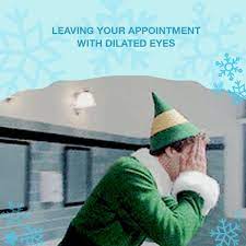 Dilated Eye Exams Are Essential For Vision Health Wear Shades While The Dilation Drops Wear Off Funny Gif Eye Exam Humor