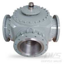 ASTM A105 Three Way Ball Valve, CL300, 8 Inch, RF - Dervos