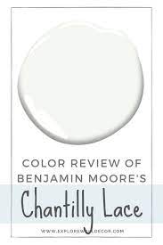 Chantilly will make another bright, clean, crisp white on the trim look dingy. Benjamin Moore Chantilly Lace Paint Color Review Explore Wall Decor