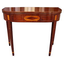 Charleston Mahogany Inlaid Card Table Circa 1790 Antique Game Table Mahogany Table Games