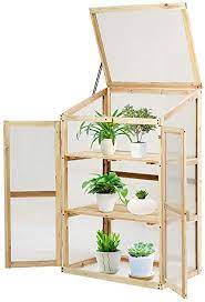 La sélection produits leroy merlin de ce jeudi au meilleur prix ! Costway Mini Serre En Bois 60x45x100cm Vitrages Transparents En Polycarbonate Plateau Superieur Amovible Avec Etageres A 3 Niveaux Pour Jardin Balcon Porche Amazon Fr Jardin