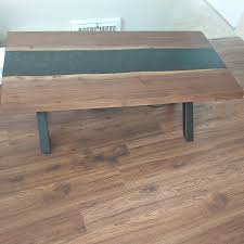 There will be no description of where and why this table would be a good fit. Black Walnut Epoxy Coffee Table Multi Item Timmins Ohmy