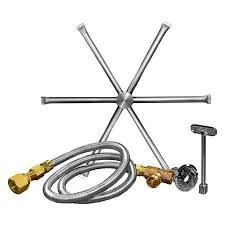 Firegear 22 Stainless Steel Burning Spur Kit Woodlanddirect Com Outdoor Fireplaces Diy Firegear Learnshopenjoy Stainless Diy Propane Fire Pit Fire Glass