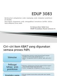 5)mempengaruhi pelajar sehingga menyebabkan pelajar melukis atau melakar bentukbentuk lukisan yang memberi maksud membenci atau menyindir tindakan atau dasar kerajaan. Edup 3083