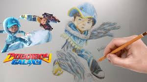 Daripada pemberian kuasa itu, boboiboy kini boleh mengawal dan berpecah kepada elemen tanah, angin, petir, api, dan air. Boboiboy Frost Fire Menggambarkan Boboiboy Frost Fire Melukis Boboiboy Frost Fire Youtube