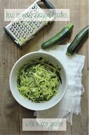 You can also use the grater attachment on the food processor, but it may be more effort to have to clean out a device than just grate by hand for a small. How To Make Zucchini Noodles With A Box Grater How To Cook Zucchini Healthy Cooking Healthy Recipes