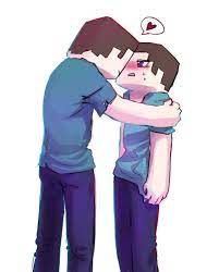 Herobrine x steve | Minecraft anime, Minecraft steve, Minecraft drawings