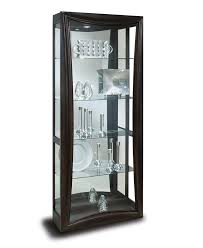 Gemini Ii 2 Way Sliding Door Curio Cabinet In Dark Espresso Philip Reinisch Furniture Home Gallery Stores Curio Cabinet Kitchen Cabinets For Sale Cabinet
