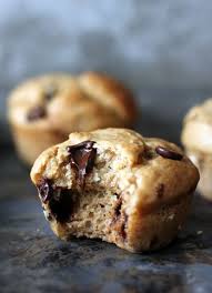 Skinny Banana Chocolate Chip Muffins Ambitious Kitchen Recipe Banana Chocolate Chip Muffins Healthy Banana Muffins Food