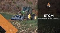 FAE STCM stone crusher with fixed-tooth rotor, for tractors up to 280 hp