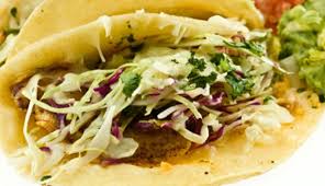 These fish tacos have a delicious crisp cabbage and carrot slaw, then drizzled with a lightened up these healthy fish tacos are my favorite way to get him to eat fish and they are so quick, ready in 30. Baja Style Fish Tacos Recipes Traeger Grill Recipes Grilling Recipes