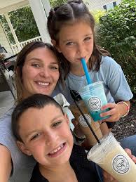 Strawberry macchiato for German Shepherd pup cup