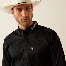 Team Logo Twill Fitted Western Shirt