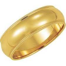 400 14k Gold Milgrain 5mm Size 10 Available In 10 K Yellow Or White 14 K Yellow Or White 1 10k Gold Ring Fine Jewelry Designers Beautiful Wedding Rings