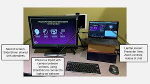 Switch between display modes with keyboard shortcut, win+p. Webcam Between Two Screens Issue 473 September 15 2020 Think Outside The Slide