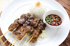 Indonesian lamb satay sauce most often made with chicken, beef or lamb, satay is commonly served with sambal kacang, a spicy peanut sauce, and acar ketimun, a simple cucumber pickle. Premium Photo Sate Kambing Indonesian Lamb Satay
