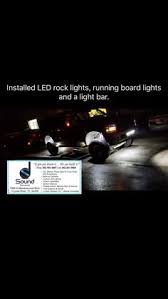 Pin By Sound Decisions On Installed Led Rock Lights Running Board Lights And A Light Bar Led Rock Light Bar Lighting Installation