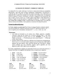 — je ne dis pas qu'il faut qu'il vienne. Pdf Le Subjonctif Present Formes Et Emplois Exercices Corriges Et Expliques Frenand Leger Ph D Academia Edu