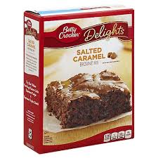 Betty crocker supreme cookie brownie bars mix. Betty Crocker Brownie Mix Delights Salted Caramel 18 4 Oz Albertsons