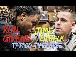 Jime Litwalk, Ron Givens Tattoo Timelapse