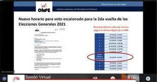 Elecciones 2021 | el domingo 18 de julio se realizan las primarias presidenciales Elecciones 2021 Cual Seria El Nuevo Horario Propuesto Para Que Voten Los Adultos Mayores En La Segunda Vuelta Onpe Nndc Peru Gestion