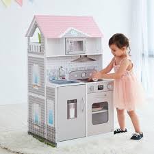 Our passion is to create a smile in our little ones and by fun play ignite creativity in all children so they can discover themselves and explore the world through play. Teamson 2 In 1 Play Kitchen Doll House Play Baby Doll House Doll House Plans