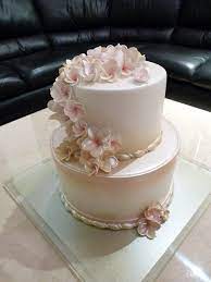 This cake decorating tutorial is great start with the largest flowers first, piping along the sides, then the top. How To Attach Fragipani Flower To Side Of Cake Cakecentral Com
