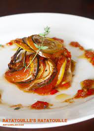 Ratatouille S Ratatouille Thomas Keller S Confit Byaldi Recipe Food Cooking Recipes Recipes
