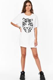 Tiger Oversized Graphic Tee Shopperboard
