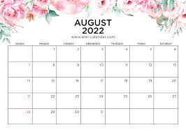 free printable august 2022 calendars wiki calendar
