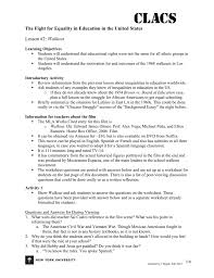 He embodied peace and taught the benefit of organizing today we celebrate martin luther king day as a national holiday. The Fight For Equality In Education In The United States Lesson 2