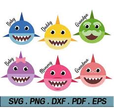 Download Baby Shark Svg Eps Png Clip Art Daddy Sh 2540229 Png Images Pngio
