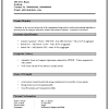 As a simple resume format in word, the template can be easily customized by typing over selected text and replacing it with your own. 1