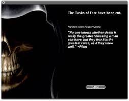 One of the best book quotes from reaper. Quotes About Grim Reaper 43 Quotes