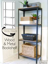 Easy And Inexpensive Diy Metal And Wood Bookshelf Bookshelf Diy Easy Industrial Inexpensive Metal Wood Bookshelves Diy Metal Bookshelf Ikea Diy
