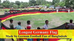 My heart beats for the german football team. Germany Longest Germany Flag Made By German Football Fan Langste Deutschland Flagge Youtube
